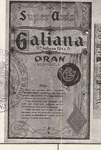 11 PUB Etiquette Galiana Super Anis 1936